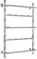 Полотенцесушитель ЭЛЕКТРИЧЕСКИЙ лесенка Волна 1 500х600 3/4" нерж. 5 полок (TERMAX) TEL75060-1