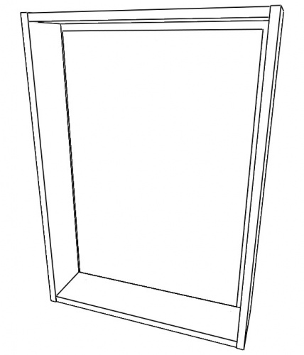 Шкаф-зеркало Аура 50 АЙСБЕРГ фото 10