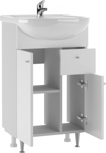 Тумба под умывальник "Уют 50" Промо с верхним ящиком В1 фото 3