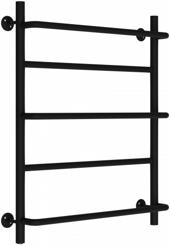 Полот/суш ЭЛЕКТРИЧЕСКИЙ ЧЕРНЫЙ лесенка Волна 1 500х600 3/4" сталь 5 полок (TERMAX) TEL75060-2