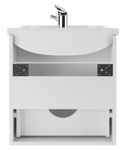 Тумба подвесная под умывальник "Элегия 50" Классик с одним ящиком В1  АЙСБЕРГ фото 4