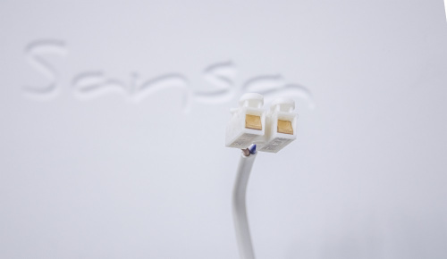 Зеркало Even 80 black alum с подсветкой Sansa* фото 7