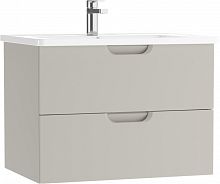 Тумба подвесная под умывальник "РИВО 70" (Rivo) Дюна (Dune) Серый тауп В2 Домино