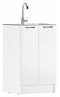 Тумба под нержавеющую мойку 50х50 белый
