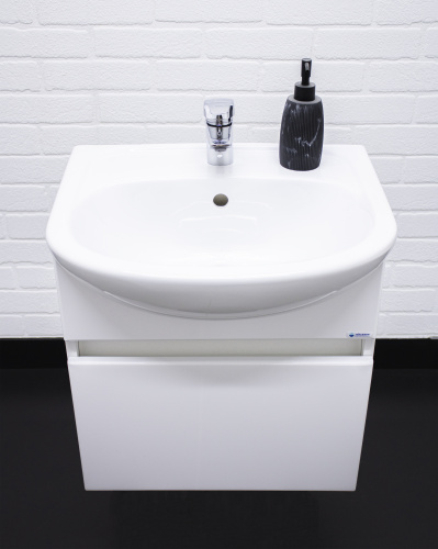 Тумба подвесная под умывальник "Элегия 50" Классик с одним ящиком В1  АЙСБЕРГ фото 6