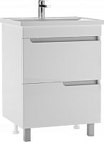 Тумба под умывальник "НОВА 60" (Nova) Веста с двумя ящиками В2 АЙСБЕРГ