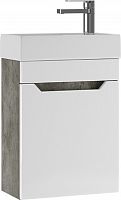 Тумба подвесная с раковиной Como 40 Мечта без ящика Бетон АЙСБЕРГ DM2333T