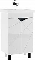 Тумба под умывальник "Фостер 50" Vector без ящика Домино
