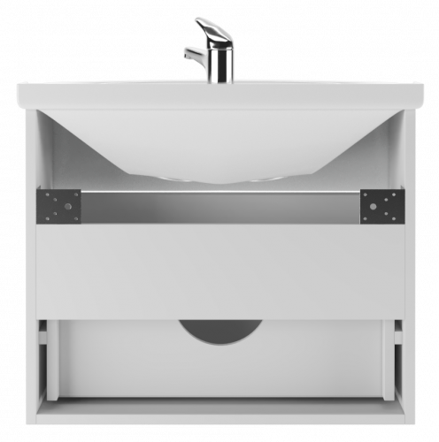 Тумба подвесная под умывальник "Амур 60" Классик с одним ящиком В1  АЙСБЕРГ фото 4