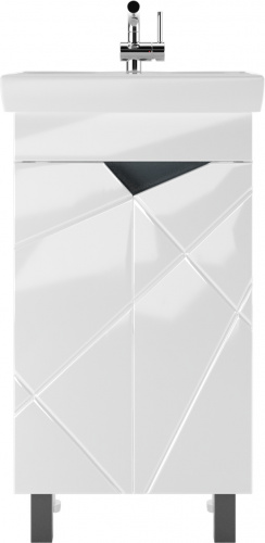 Тумба под умывальник "Томь 50" Вектор (Vector) без ящика Домино* фото 2