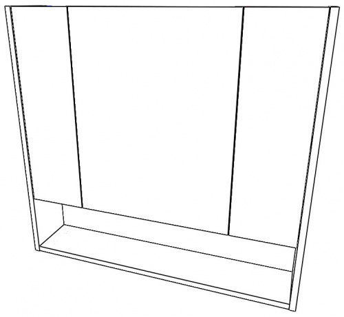 Шкаф-зеркало Ева 80 АЙСБЕРГ фото 12