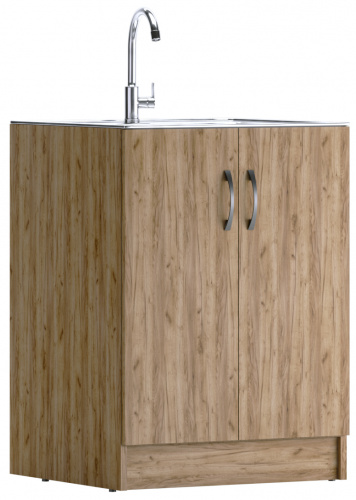 Тумба под нержавеющую мойку 60х60 Дуб Вотан*