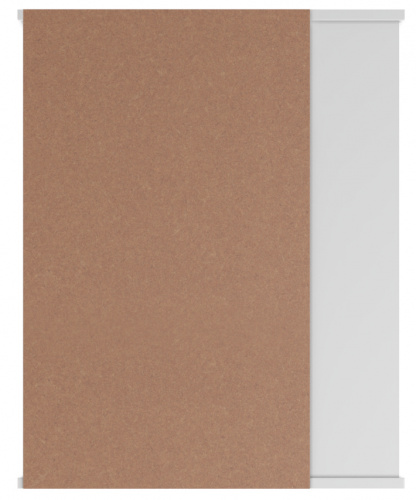 Шкаф-зеркало Волна 1-55 правый  АЙСБЕРГ фото 4