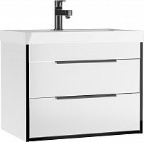 Тумба подвесная под умывальник "UNIT 70" Forta B2 Белый Домино