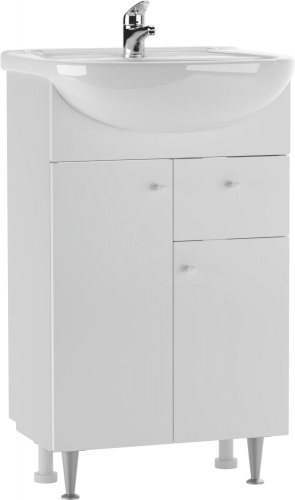 Тумба под умывальник "Уют 50" Промо с верхним ящиком В1