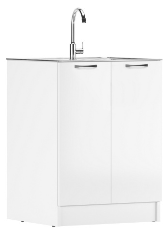 Тумба под нержавеющую мойку 60х50 белый