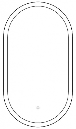 Зеркало Капри OV 900х500 LED Sansa (Анкара) фото 9