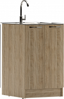 Тумба под нержавеющую мойку 60х50 Дуб Сонома