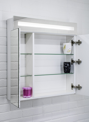 Шкаф-зеркало Аврора 60 с подсветкой LED Домино фото 10