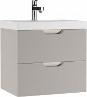 Тумба подвесная под умывальник "ЮНИТ 60" (Unit) Дюна (Dune) Серый тауп В2 Домино