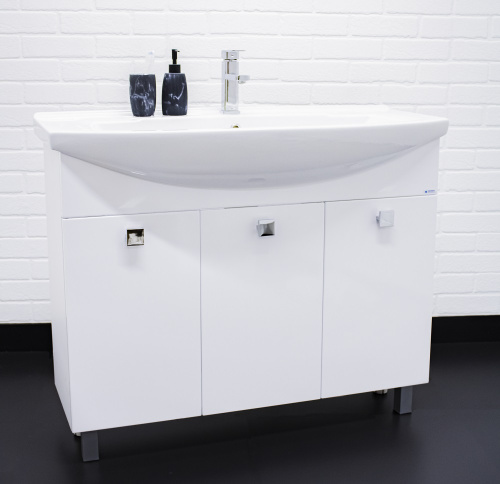 Тумба под умывальник "Элеганс 105 Мега" без ящика АЙСБЕРГ* фото 5