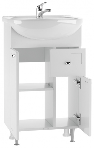 Тумба под умывальник "Уют 50 Классик" с верхним ящиком В1 АЙСБЕРГ* фото 3