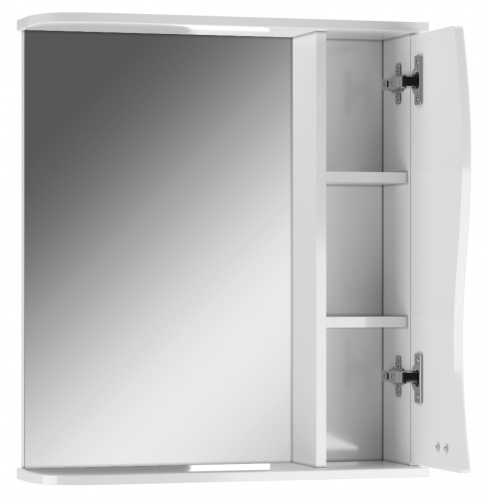 Шкаф-зеркало Волна 60 правый  АЙСБЕРГ фото 3