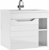 Тумба подвесная под умывальник "UNIT 60" Агата без ящика Айсберг