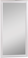 Зеркало МДФ профиль 1200х600 Алюминий Sansa