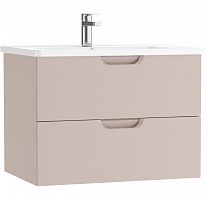 Тумба подвесная под умывальник "РИВО 70" (Rivo) Дюна (Dune) Латте В2 Домино