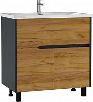 Тумба под умывальник "НОВА 80" (Nova) Карат (Karat) Вотан В1 Домино