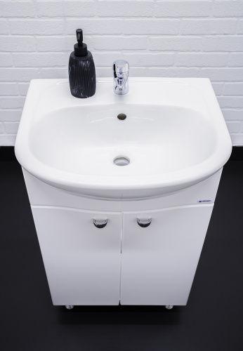 Тумба под умывальник "Уют 50 Волна" без ящика  АЙСБЕРГ фото 10