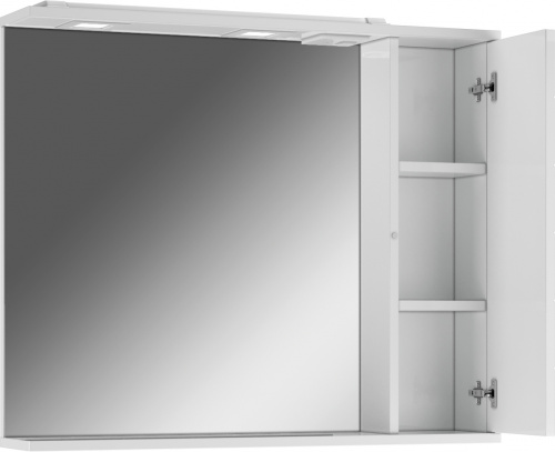Комплект мебели для ванной "Elen 80" Cube с верхним ящиком В1 Домино фото 10