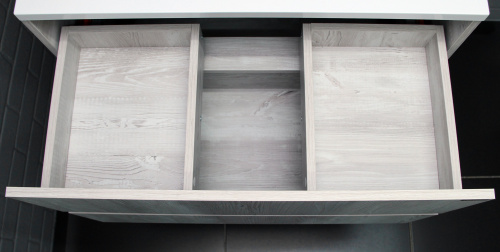 Тумба подвесная под умывальник "UNIT 80" Dolche с двумя ящиками В2 Домино* фото 7