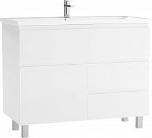 Тумба под умывальник "НОВА 100" (Nova) Графо (Grafo) белый глянец В3 Домино