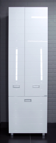 Пенал напольный Cube 60 без ящика с корзиной для белья Домино фото 5