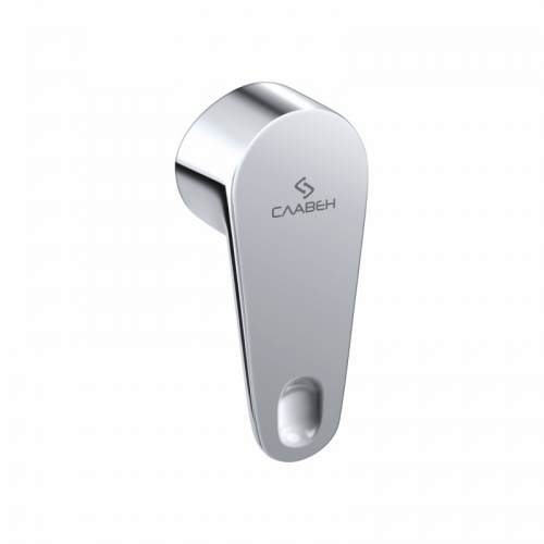 Смеситель для ванны с кор. литым изливом, перекл. кнопочный,одноручный.Л30 СЛАВЕН фото 6