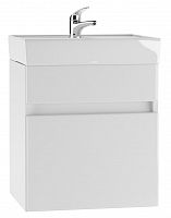 Тумба подвесная с раковиной Фостер 50 Классик с одним ящиком В1 АЙСБЕРГ DA3008T