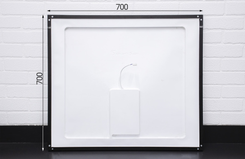 Зеркало Galaxy 70 black alum с подсветкой Sansa* фото 7