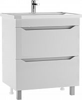 Тумба под умывальник "НОВА 70" (Nova) Ева с двумя ящиками В2 АЙСБЕРГ