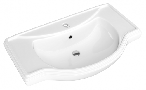 Тумба под умывальник "Классика 80" RICH Белое Дерево с 2  верхними ящиками Домино* фото 8