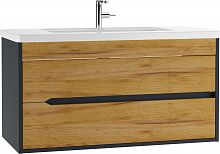 Тумба подвесная под умывальник "Мариа 100" (Maria) Karat Вотан В2 Домино