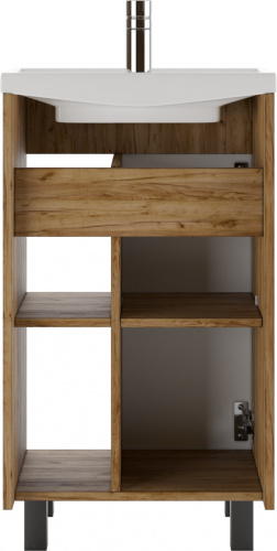 Тумба под умывальник "Фостер 50" Craft без ящика Домино фото 4