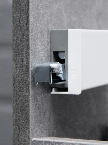 Тумба подвесная под умывальник "ЮНИТ 70" (Unit) Лофт (Loft) В2 Бетон Домино фото 9