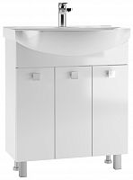 Тумба под умывальник "Элеганс 75 Мега" без ящика АЙСБЕРГ*
