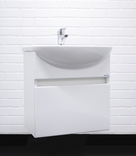 Тумба подвесная под умывальник "Элегия 50" Классик с одним ящиком В1  АЙСБЕРГ фото 5